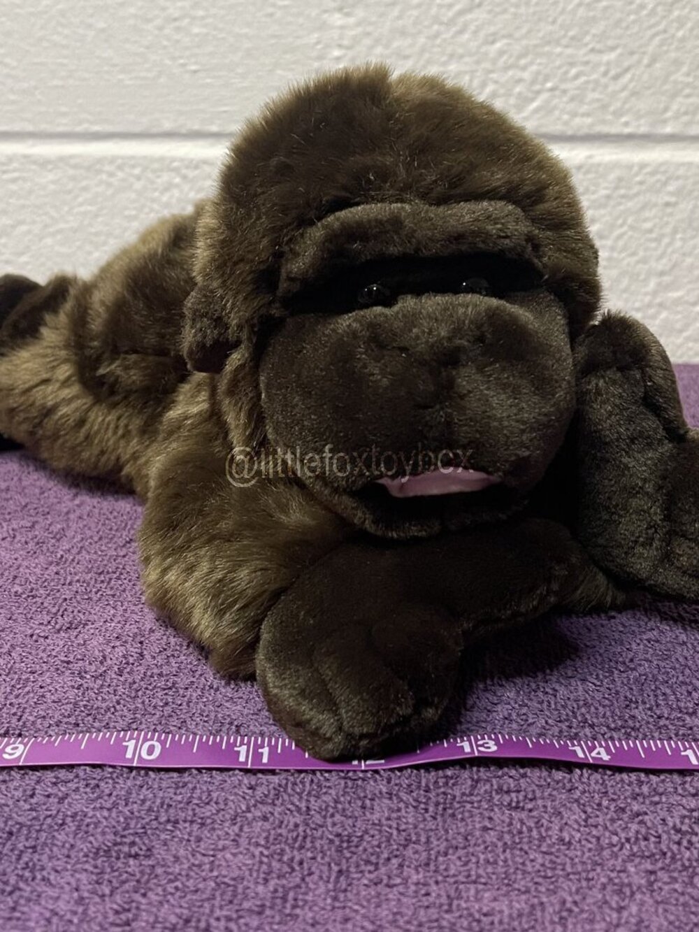 Aurora Gordo Gorilla Plush Brown Thumb Sucking Floppy Monkey Stuffed Animal ESSA